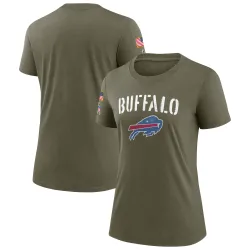 Buffalo Bills Legend Women's 2022 Salute To Service T-Shirt (Olive)