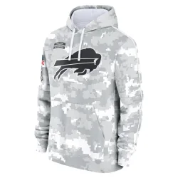 Buffalo Bills Men's 2024 Salute to Service Club Fleece Pullover Hoodie (Arctic Camo)