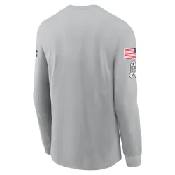 Buffalo Bills Men's 2024 Salute To Service Long Sleeve T-Shirt (Gray)