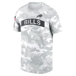 Buffalo Bills Men's 2024 Salute To Service Performance T-Shirt (Arctic Camo)