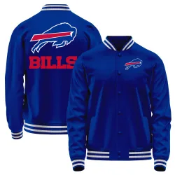 Buffalo Bills Men's Full-Snap Jacket (Blue)