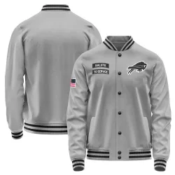 Buffalo Bills Men's Salute to Service Performance Jacket (Gray)