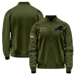 Buffalo Bills Men's Salute to Service Sideline Performance Jacket (Olive)