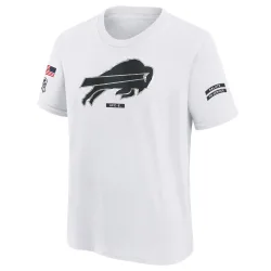 Buffalo Bills Youth 2024 Salute To Service T-Shirt (White)