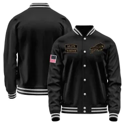 Buffalo Bills Youth Salute to Service Sideline Performance Jacket (Black)