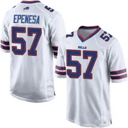 AJ Epenesa Buffalo Bills Game Youth Jersey (White)