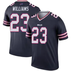 Aaron Williams Buffalo Bills Legend Youth Inverted Jersey (Navy)