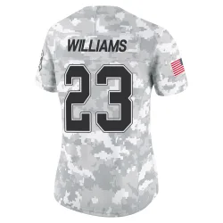 Aaron Williams Buffalo Bills Limited Women's 2024 Salute to Service Jersey (Arctic Camo)