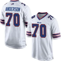 Alec Anderson Buffalo Bills Game Men's Jersey (White)