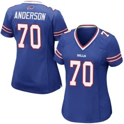 Alec Anderson Buffalo Bills Game Women's Team Color Jersey (Royal Blue)