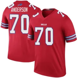 Alec Anderson Buffalo Bills Legend Men's Color Rush Jersey (Red)