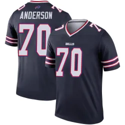 Alec Anderson Buffalo Bills Legend Youth Inverted Jersey (Navy)
