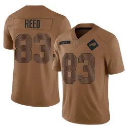 Andre Reed Buffalo Bills Limited Men's 2023 Salute To Service Jersey (Brown)
