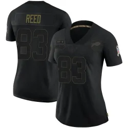 Andre Reed Buffalo Bills Limited Women's 2020 Salute To Service Jersey (Black)