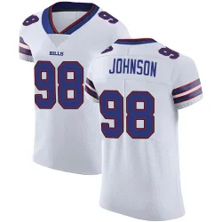 Austin Johnson Buffalo Bills Elite Men's Vapor Untouchable Jersey (White)