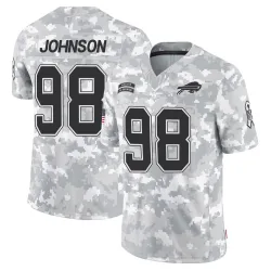Austin Johnson Buffalo Bills Limited Men's 2024 Salute to Service Jersey (Arctic Camo)