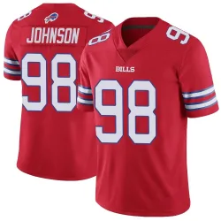 Austin Johnson Buffalo Bills Limited Men's Color Rush Vapor Untouchable Jersey (Red)