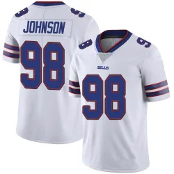 Austin Johnson Buffalo Bills Limited Men's Color Rush Vapor Untouchable Jersey (White)