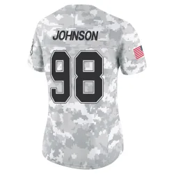 Austin Johnson Buffalo Bills Limited Women's 2024 Salute to Service Jersey (Arctic Camo)
