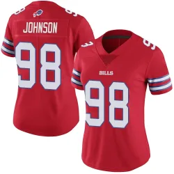 Austin Johnson Buffalo Bills Limited Women's Color Rush Vapor Untouchable Jersey (Red)