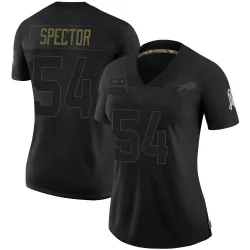 Baylon Spector Buffalo Bills Limited Women's 2020 Salute To Service Jersey (Black)