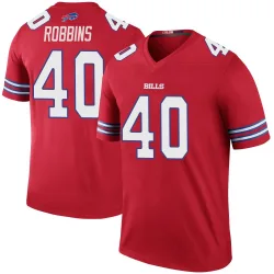 Brad Robbins Buffalo Bills Legend Men's Color Rush Jersey (Red)
