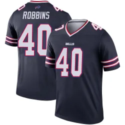 Brad Robbins Buffalo Bills Legend Youth Inverted Jersey (Navy)