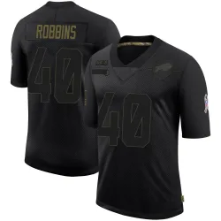 Brad Robbins Buffalo Bills Limited Men's 2020 Salute To Service Jersey (Black)