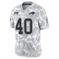 Brad Robbins Buffalo Bills Limited Men's 2024 Salute to Service Jersey (Arctic Camo)