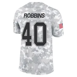 Brad Robbins Buffalo Bills Limited Men's 2024 Salute to Service Jersey (Arctic Camo)