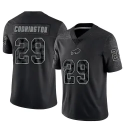 Brandon Codrington Buffalo Bills Limited Men's Reflective Jersey (Black)