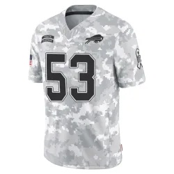 Branson Deen Buffalo Bills Limited Youth 2024 Salute to Service Jersey (Arctic Camo)