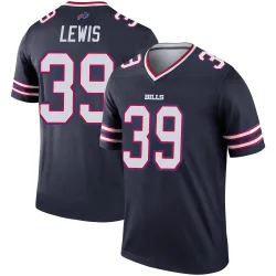 Cam Lewis Buffalo Bills Legend Men's Inverted Jersey (Navy)