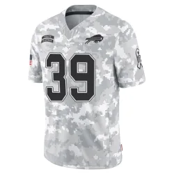 Cam Lewis Buffalo Bills Limited Men's 2024 Salute to Service Jersey (Arctic Camo)