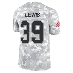 Cam Lewis Buffalo Bills Limited Men's 2024 Salute to Service Jersey (Arctic Camo)