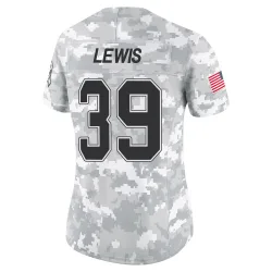 Cam Lewis Buffalo Bills Limited Women's 2024 Salute to Service Jersey (Arctic Camo)