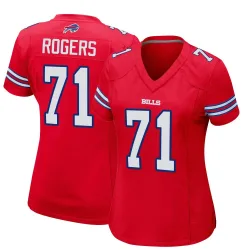Casey Rogers Buffalo Bills Game Women's Alternate Jersey (Red)