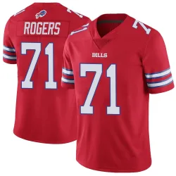 Casey Rogers Buffalo Bills Limited Men's Color Rush Vapor Untouchable Jersey (Red)