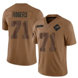 Casey Rogers Buffalo Bills Limited Youth 2023 Salute To Service Jersey (Brown)