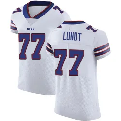 Chase Lundt Buffalo Bills Elite Men's Vapor Untouchable Jersey (White)