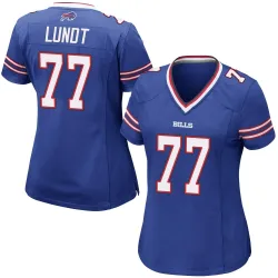 Chase Lundt Buffalo Bills Game Women's Team Color Jersey (Royal Blue)