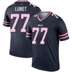 Chase Lundt Buffalo Bills Legend Men's Inverted Jersey (Navy)