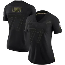 Chase Lundt Buffalo Bills Limited Women's 2020 Salute To Service Jersey (Black)
