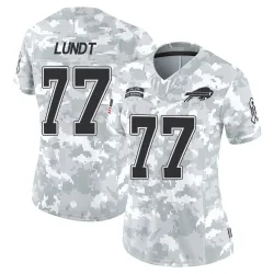 Chase Lundt Buffalo Bills Limited Women's 2024 Salute to Service Jersey (Arctic Camo)