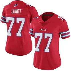 Chase Lundt Buffalo Bills Limited Women's Color Rush Vapor Untouchable Jersey (Red)