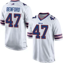 Christian Benford Buffalo Bills Game Youth Jersey (White)
