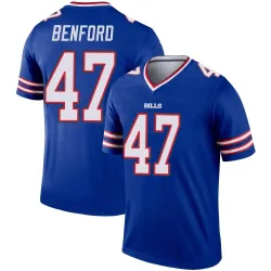 Christian Benford Buffalo Bills Legend Men's Jersey (Royal)