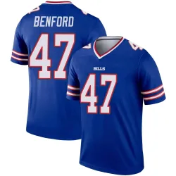 Christian Benford Buffalo Bills Legend Youth Jersey (Royal)