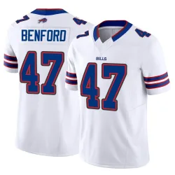 Christian Benford Buffalo Bills Limited Men's Vapor F.U.S.E. Jersey (White)
