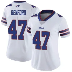 Christian Benford Buffalo Bills Limited Women's Color Rush Vapor Untouchable Jersey (White)